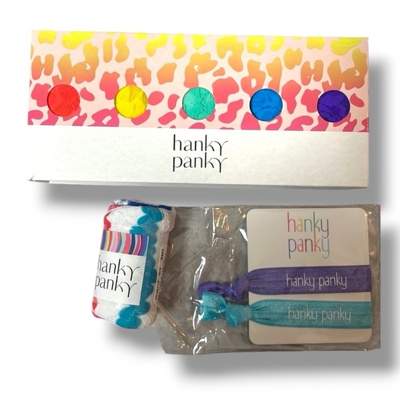 Hanky Panky Low Rise signature lace gift box set w/ extras...